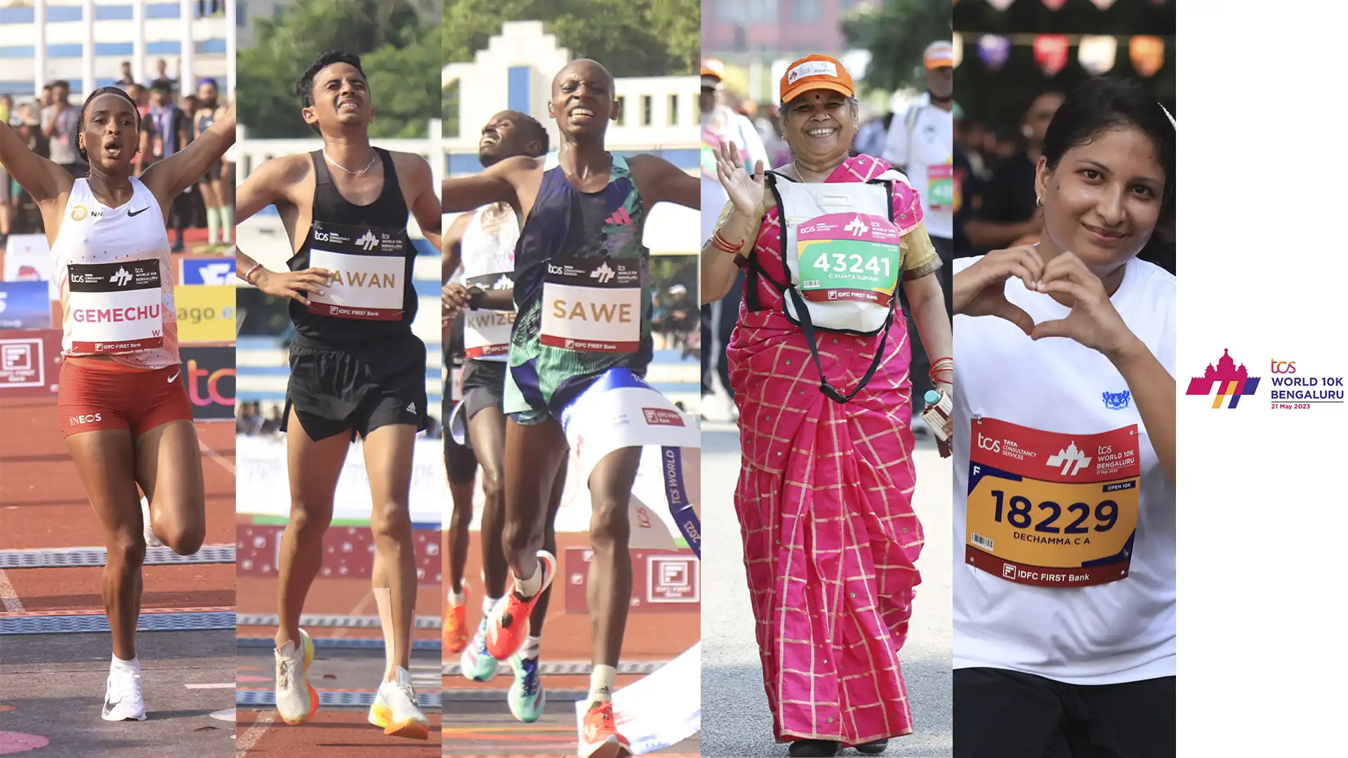 Cyclists in a Triathlon