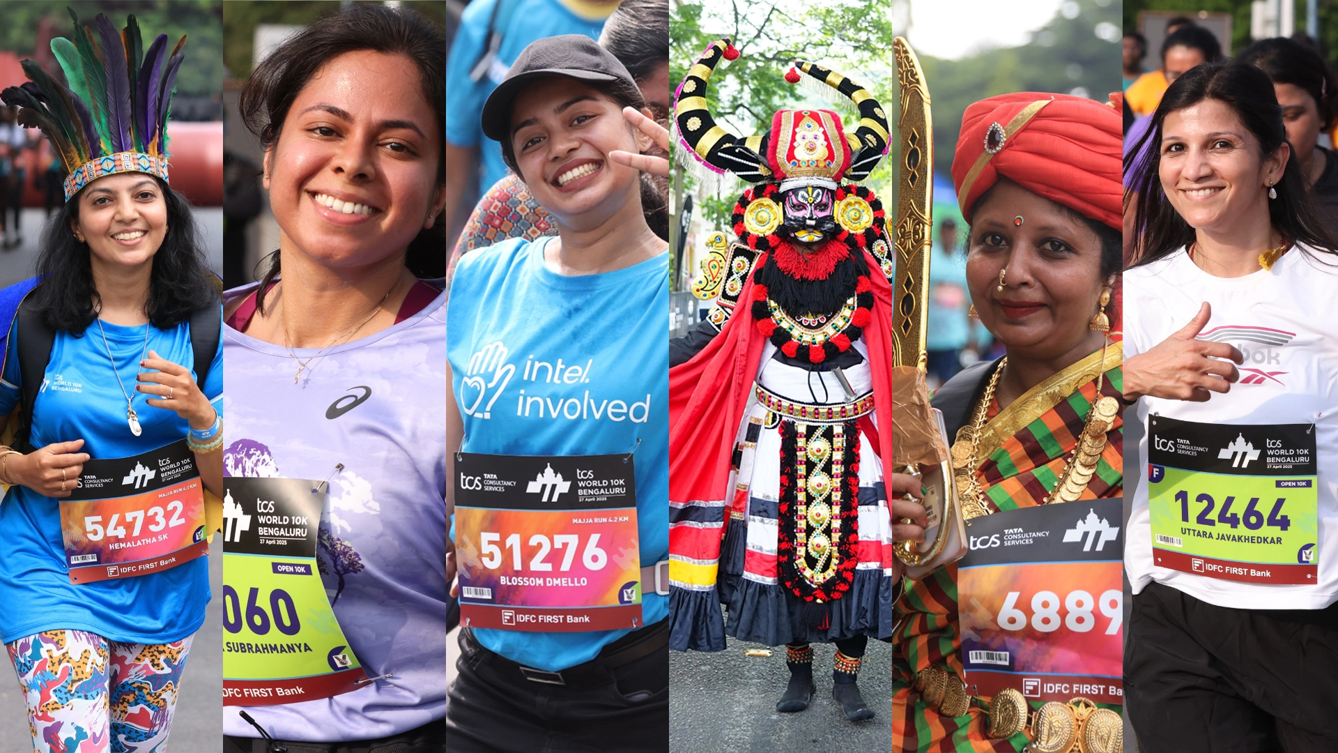 Elite Runners and a Runner runnig for a cause