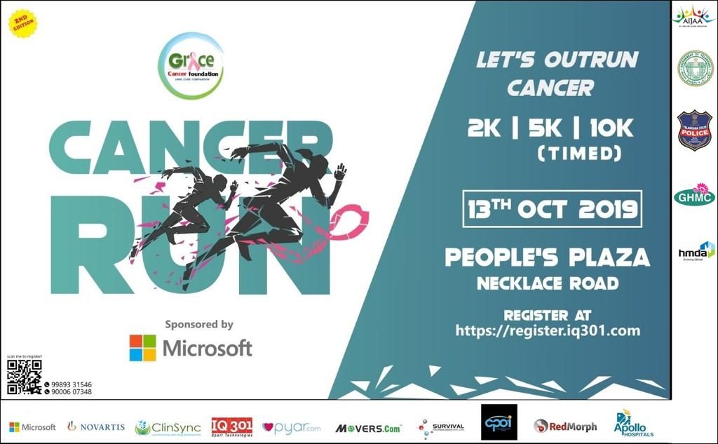 Cancer Run Hyderabad 2019 photos, Download Race photos, Finishers medal photos, Finisher video, Finish line photographs, Race photography, Event photography, Candid moments of Race participants